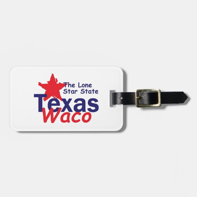 TEXAS LUGGAGE TAG (Front Horizontal)