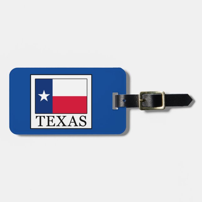 Texas Luggage Tag (Front Horizontal)