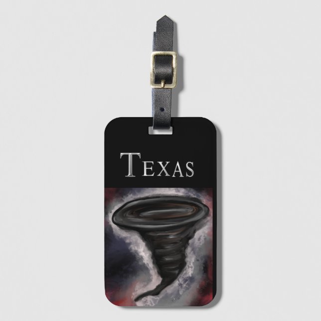 TEXAS LUGGAGE TAG (Front Vertical)