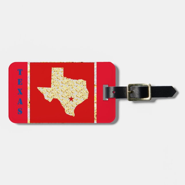 TEXAS LUGGAGE TAG (Front Horizontal)