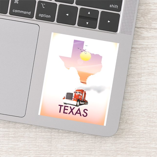 Texas Map Big Rig (Detail)