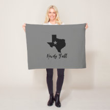Texas Map Lone Star State Howdy Y'all 