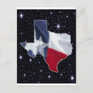 Texas Map Postcard