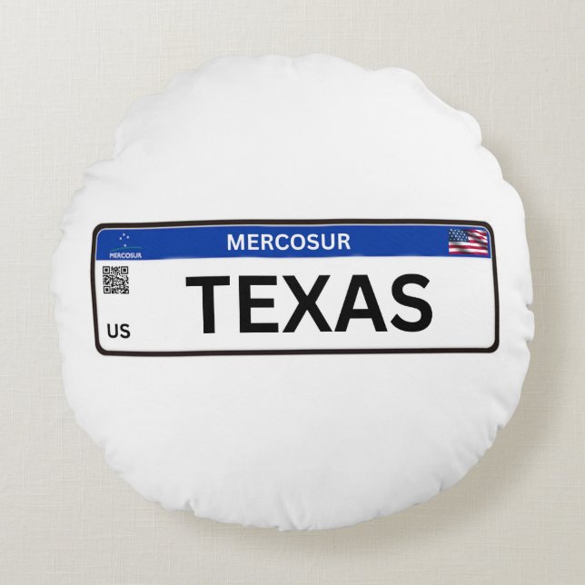 Texas Mercosur Round Cushion (Front)