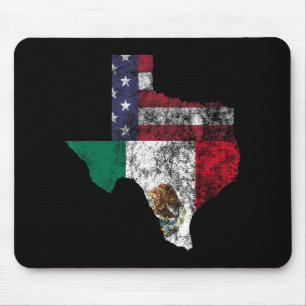 Texas Mexico American Flag Cinco De Mayo Mexican T Mouse Pad