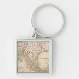 Texas, Mexico Key Ring