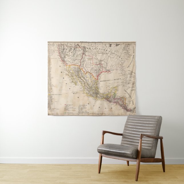 Texas, Mexico Tapestry (In Situ (Horizontal))