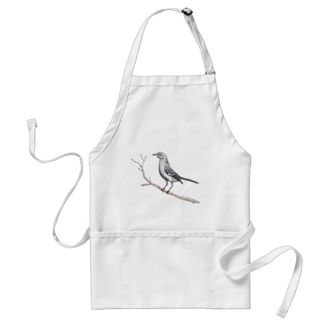 Texas Mockingbird Apron (Front)