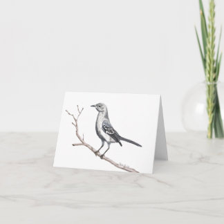 Texas Mockingbird Inspirational Note Card