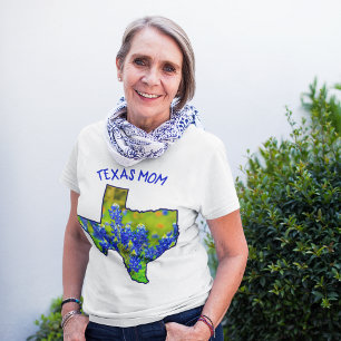 Texas Mum Bluebonnets State of Texas T-Shirt