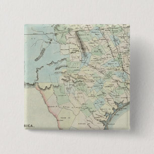 Texas of the United States of America 15 Cm Square Badge