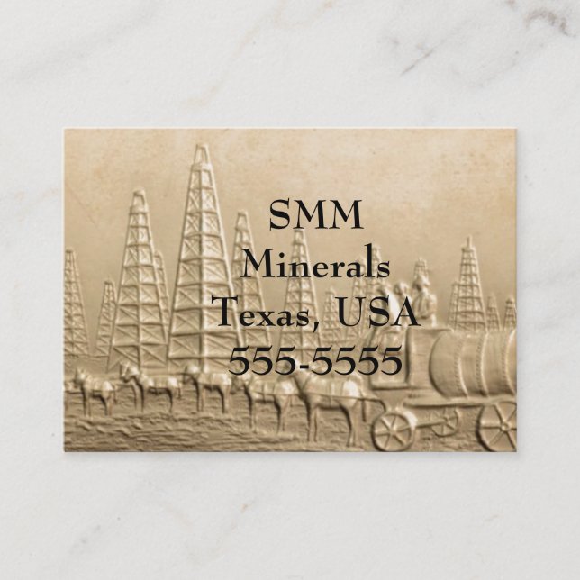 Texas Oil Business Card (Front)