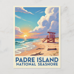 Texas Padre Island National Seashore Postcard