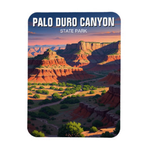 Texas Palo Duro Canyon State Park Travel Magnet