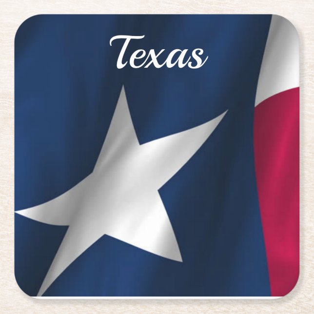 Texas paper coasters (Front)