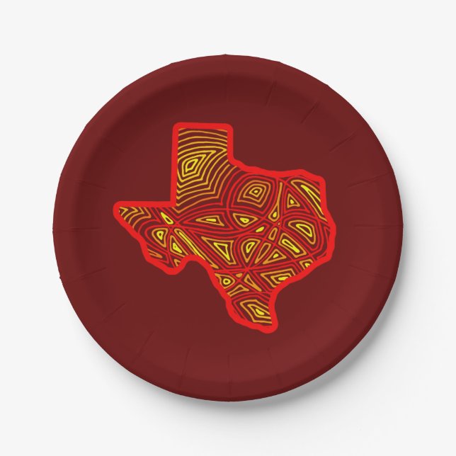 Texas Paper Plates (Front)