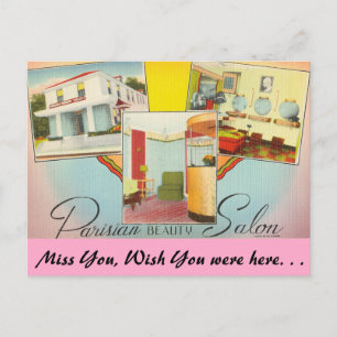 Texas, Parisian Beauty Salon Postcard