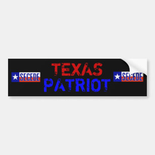 Texas Patriot Bumper Sticker