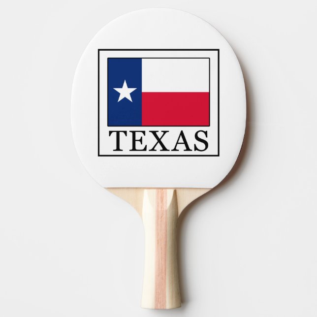 Texas Ping Pong Paddle (Front)