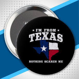 Texas Pride - Texas Meme - Texas State Flag 10 Cm Round Badge