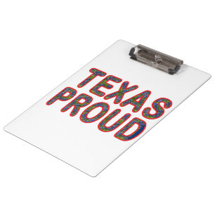 Texas Proud Bluebonnet Clipboard