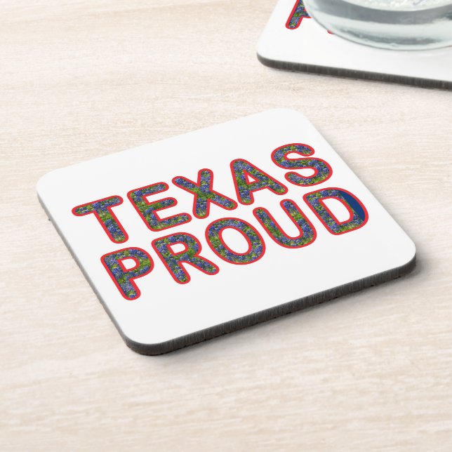 Texas Proud Bluebonnet Coaster (Left Side)