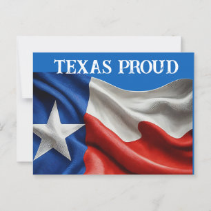 TEXAS PROUD  POSTCARD