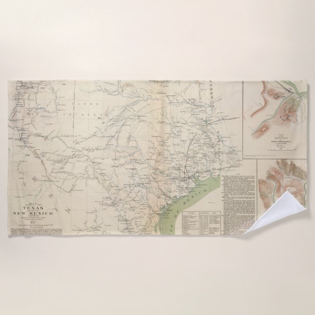 Texas, pt of NM Beach Towel (Front)