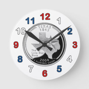 Texas Quarter Clock