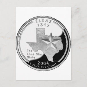 Texas Quarter Postcard
