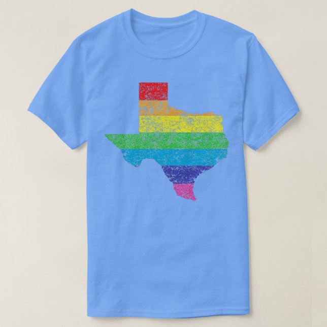 texas rainbow T-Shirt (Design Front)