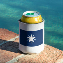 Texas Republic Flag Can Cooler