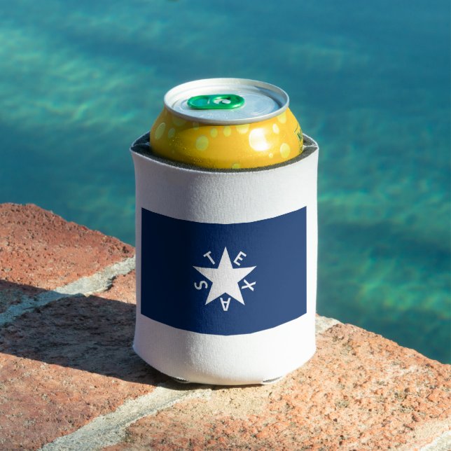 Texas Republic Flag Can Cooler (In Situ Pool)
