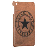 Texas (Republic of Texas Seal) iPad Mini Case (Back Right)