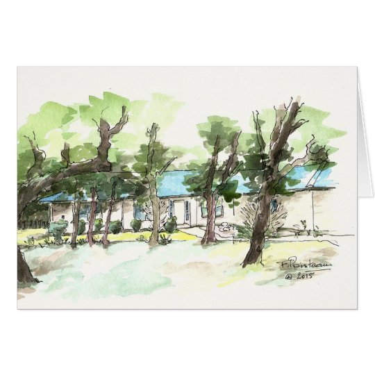 Texas Retreat Card