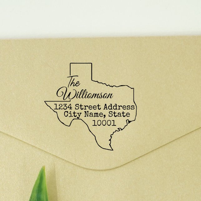 Texas Return Address Stamp Self-Inking (Creator Uploaded)