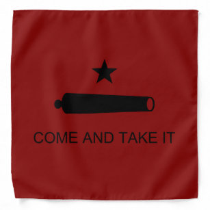 Texas Revolution Flag, Texians Militia 1835  Bandana