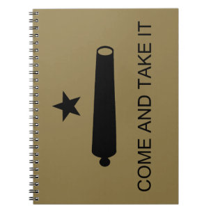 Texas Revolution Flag, Texians Militia 1835 Noteb Notebook