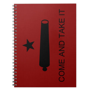 Texas Revolution Flag, Texians Militia 1835 Notebook