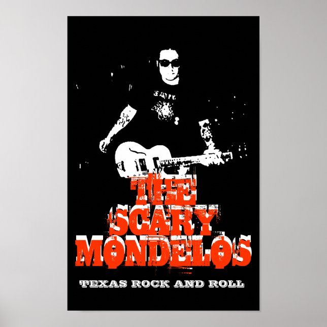 Texas Rock and Roll Poster (Front)