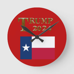 TEXAS ROUND CLOCK
