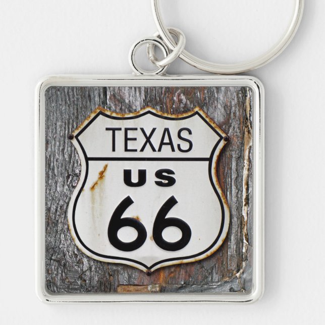 Texas Route 66 Key Ring (Front)