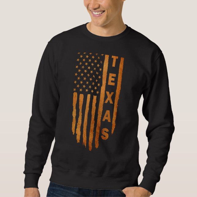 Texas Rustic Right To Bear Arms Second Amendment F Sweatshirt (Front)