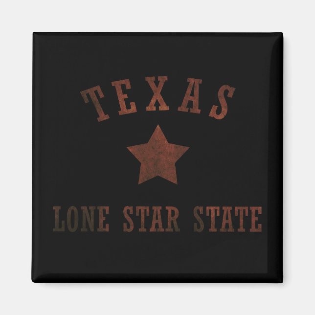 texas rustic wild western style pattern magnet (Front)