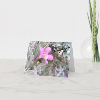 Texas Sage Flower - Blank Thank you Card