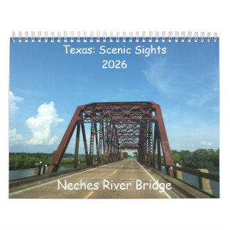 Texas: Scenic Sights Calendar