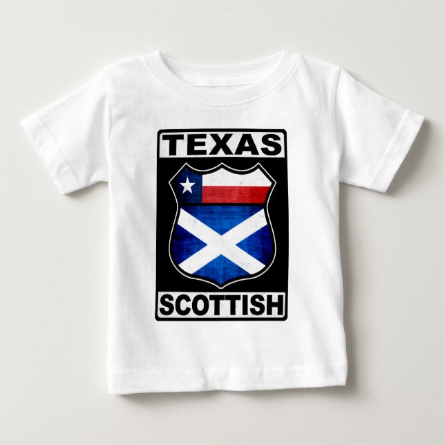 Texas Scottish American Baby T-Shirt (Front)
