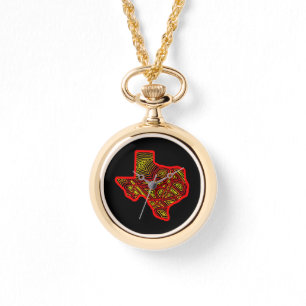 Texas Scribbleprint Watch