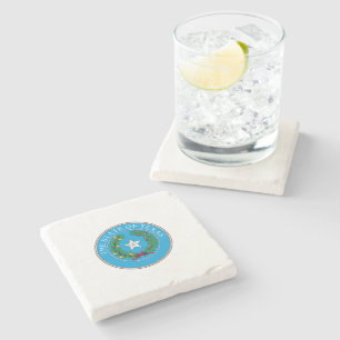 Texas seal, American state seal Stone Coaster