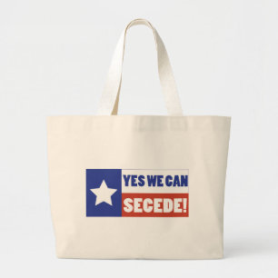 Texas Secede Large Tote Bag
